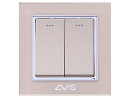 LVC二位大蹺板雙控開關與LVC6612AY綜合布線設備 產品圖片與素材全解析